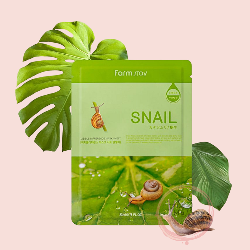 Snail Visible Difference Mask Sheet - FARM STAY