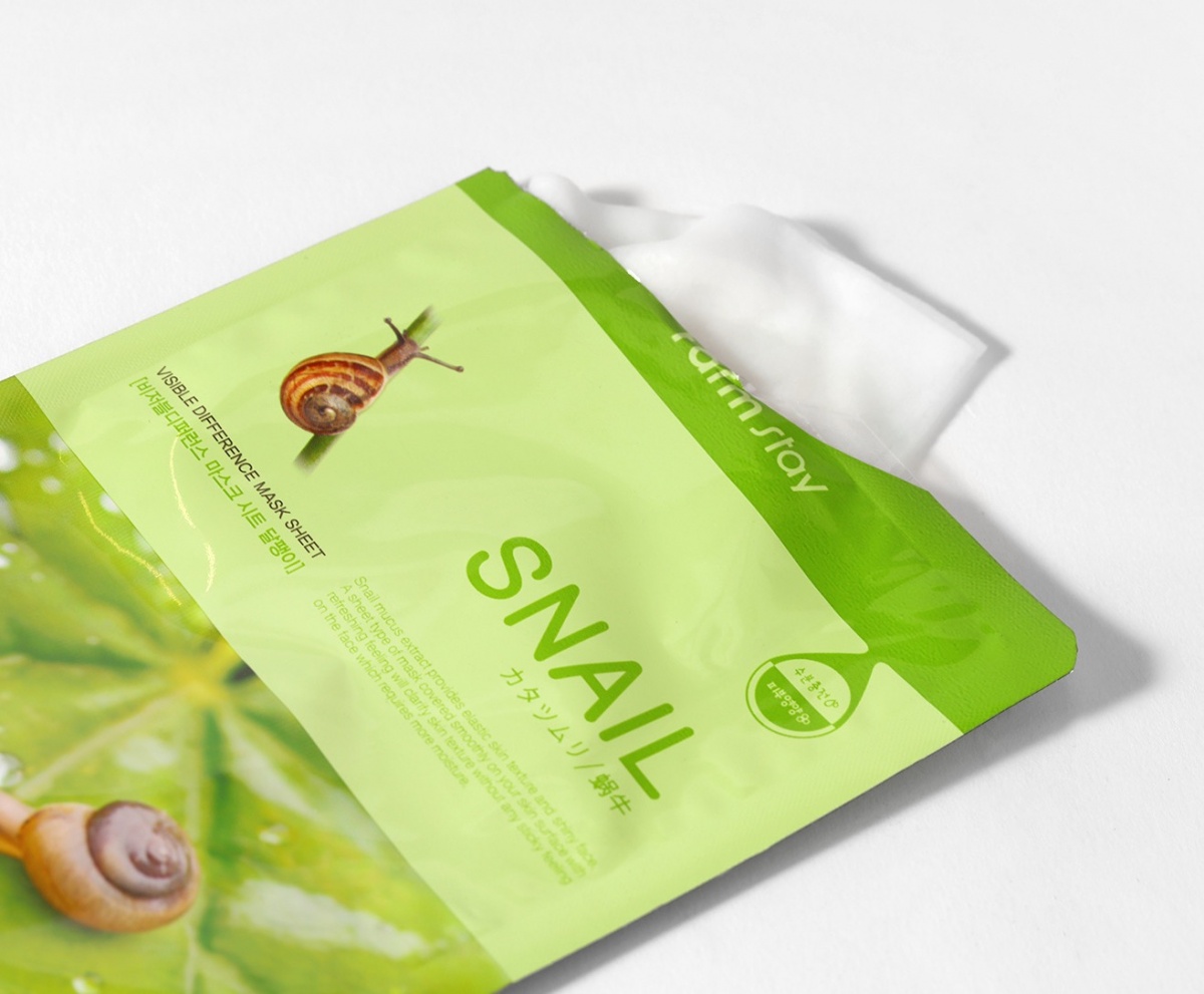 Snail Visible Difference Mask Sheet - FARM STAY - Imagen 2