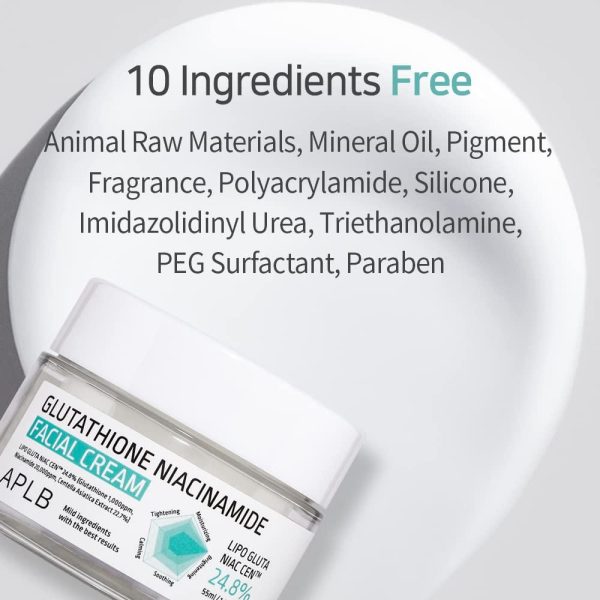 Glutathione Niacinamide Facial Cream - APLB - Imagen 6