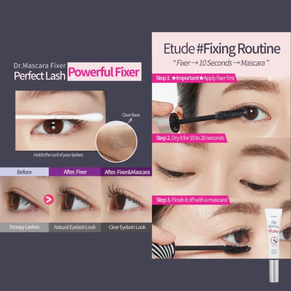 Dr.Mascara Fixer For Perfect Lash - ETUDE HOUSE - Imagen 3